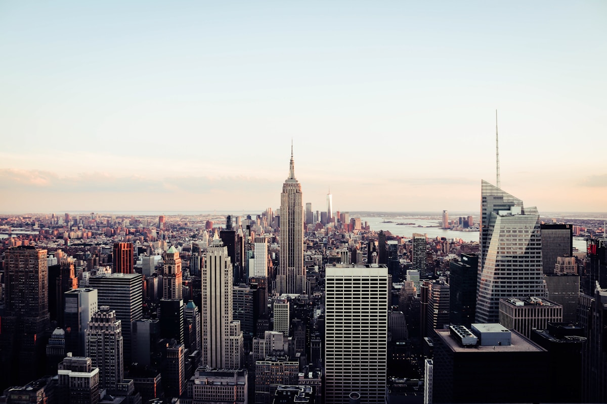 New York City aerial view - Organic Pest Control NYC service area
